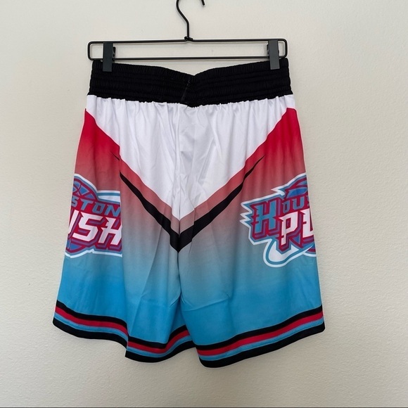NWT Houston push branded basketball shorts sz.M white version - Picture 3 of 3